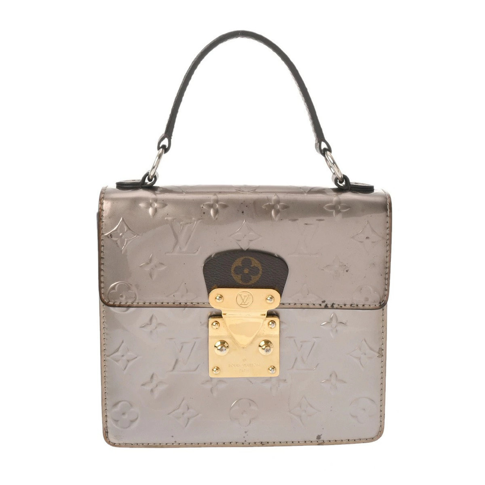 LOUIS VUITTON Spring Street Metallize Vernis Monogram Canvas Handbag